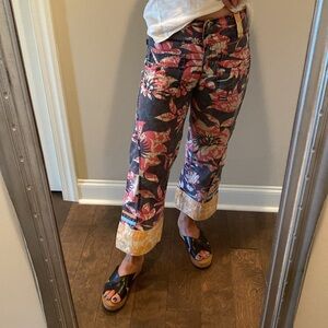 Oilily Adorable Crop Flare Pants